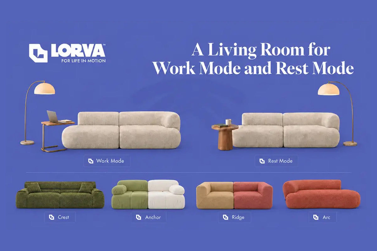 How to Design a Living Room That Shifts Between Work Mode and Rest Mode