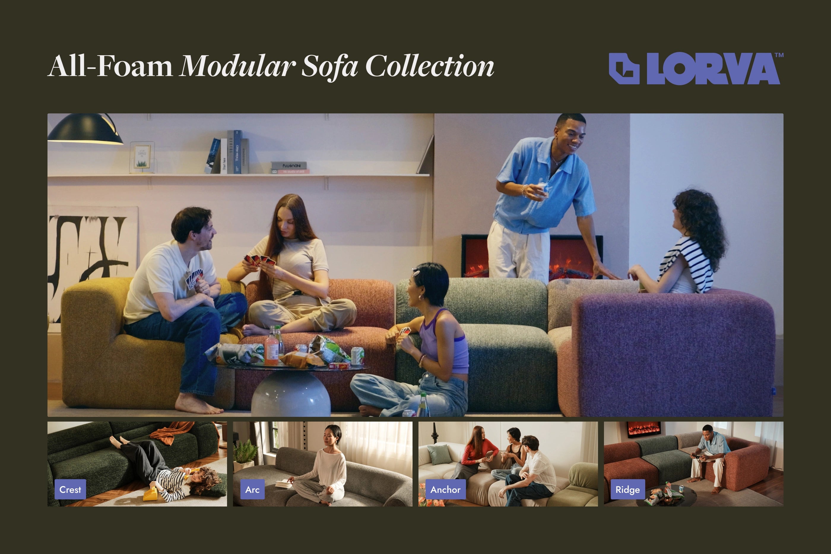 LORVA Introduces All-Foam Modular Sofa Collection for Renters and Homes in Motion