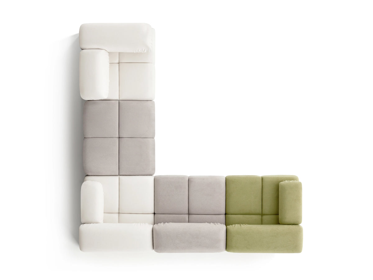 Anchor Modular Sofa five-seat mixed-color configuration