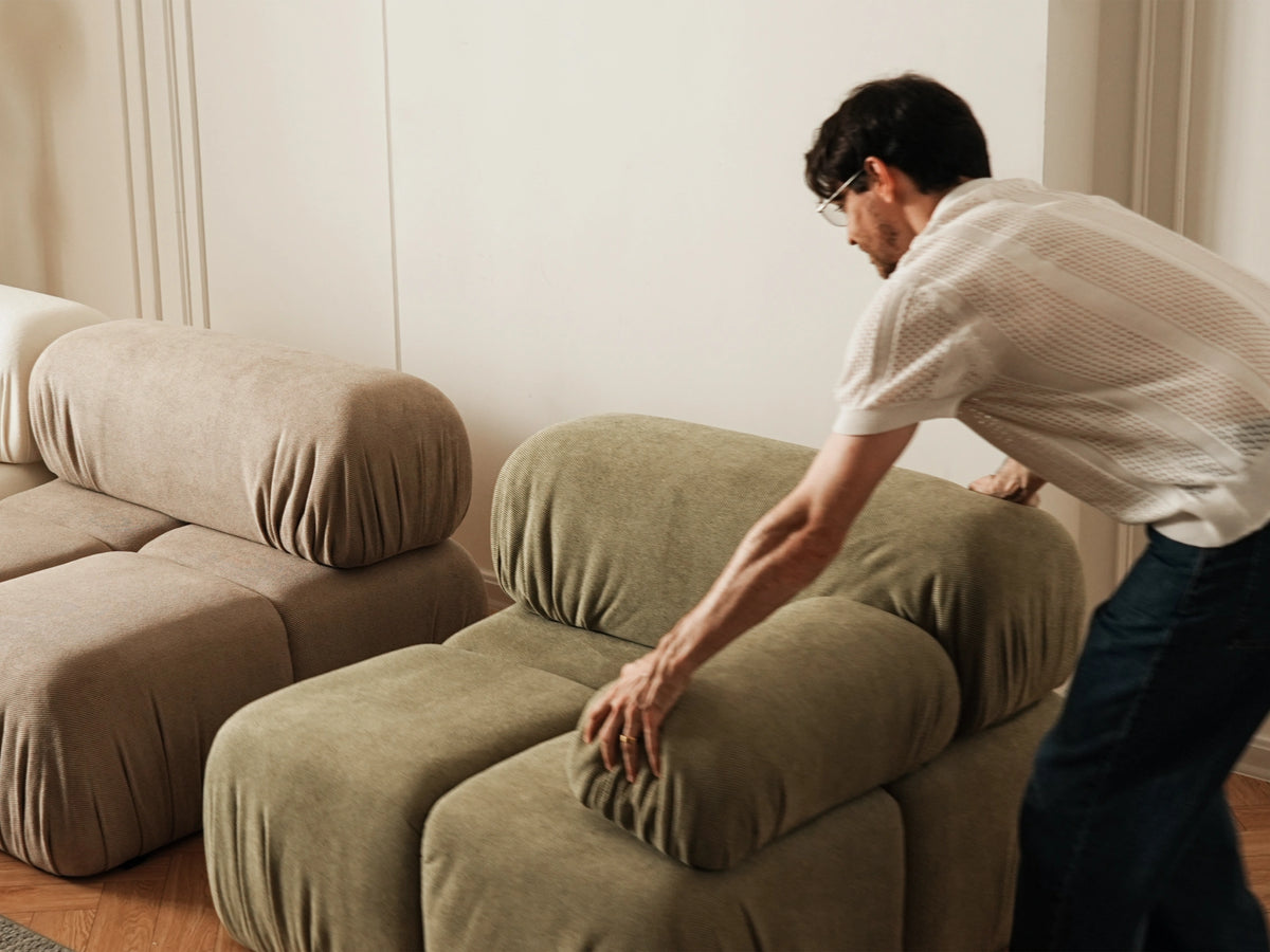 Anchor Modular Sofa provides high flexibility in seating configurations and functions