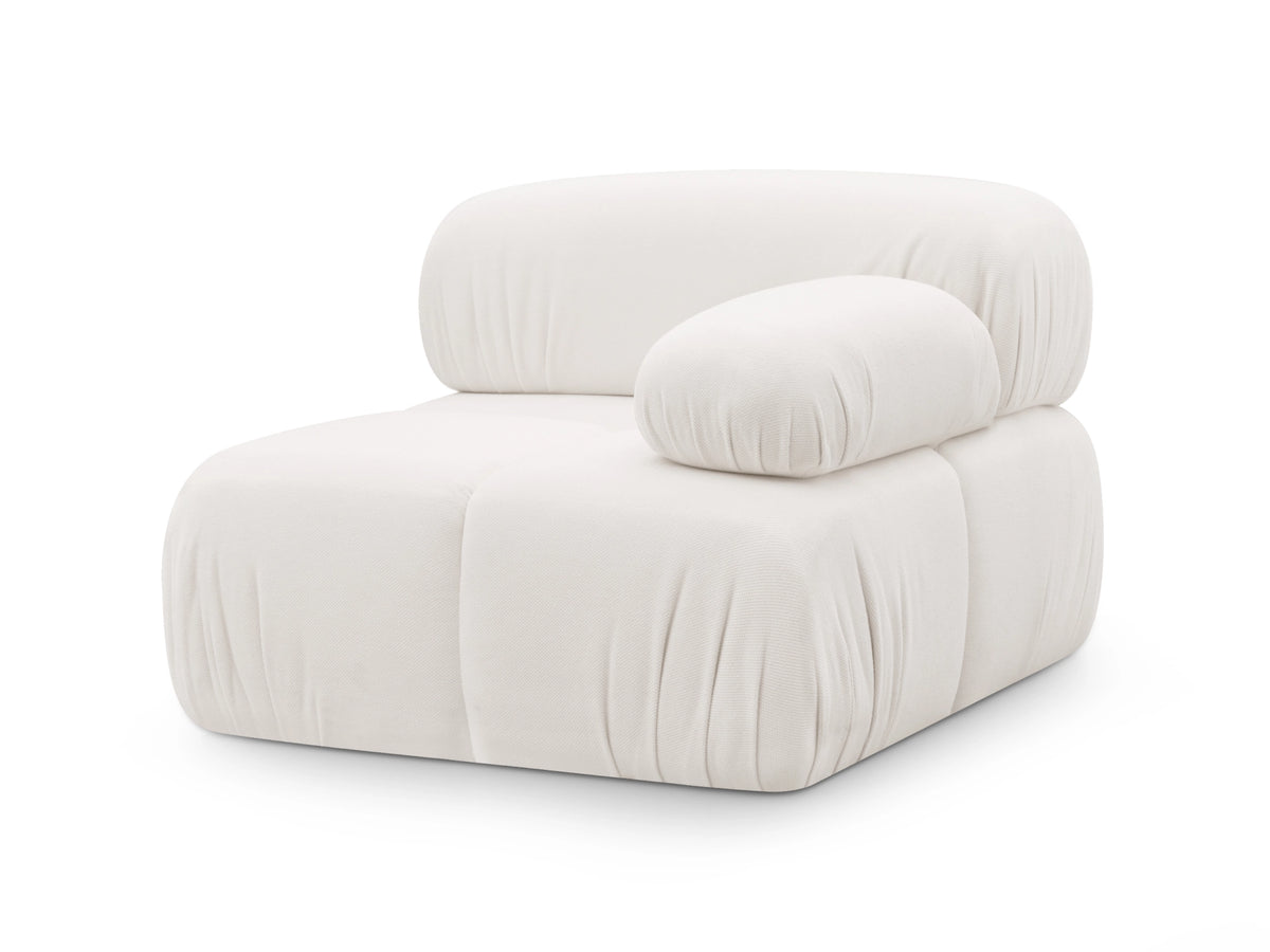 Anchor Left-Arm Seat in Quartz White