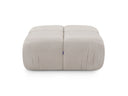 Anchor Ottoman (Fog Grey), front view