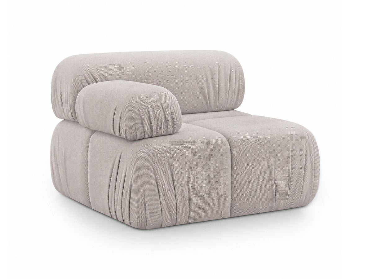 Anchor Right-Arm Seat in Fog Grey, studio view