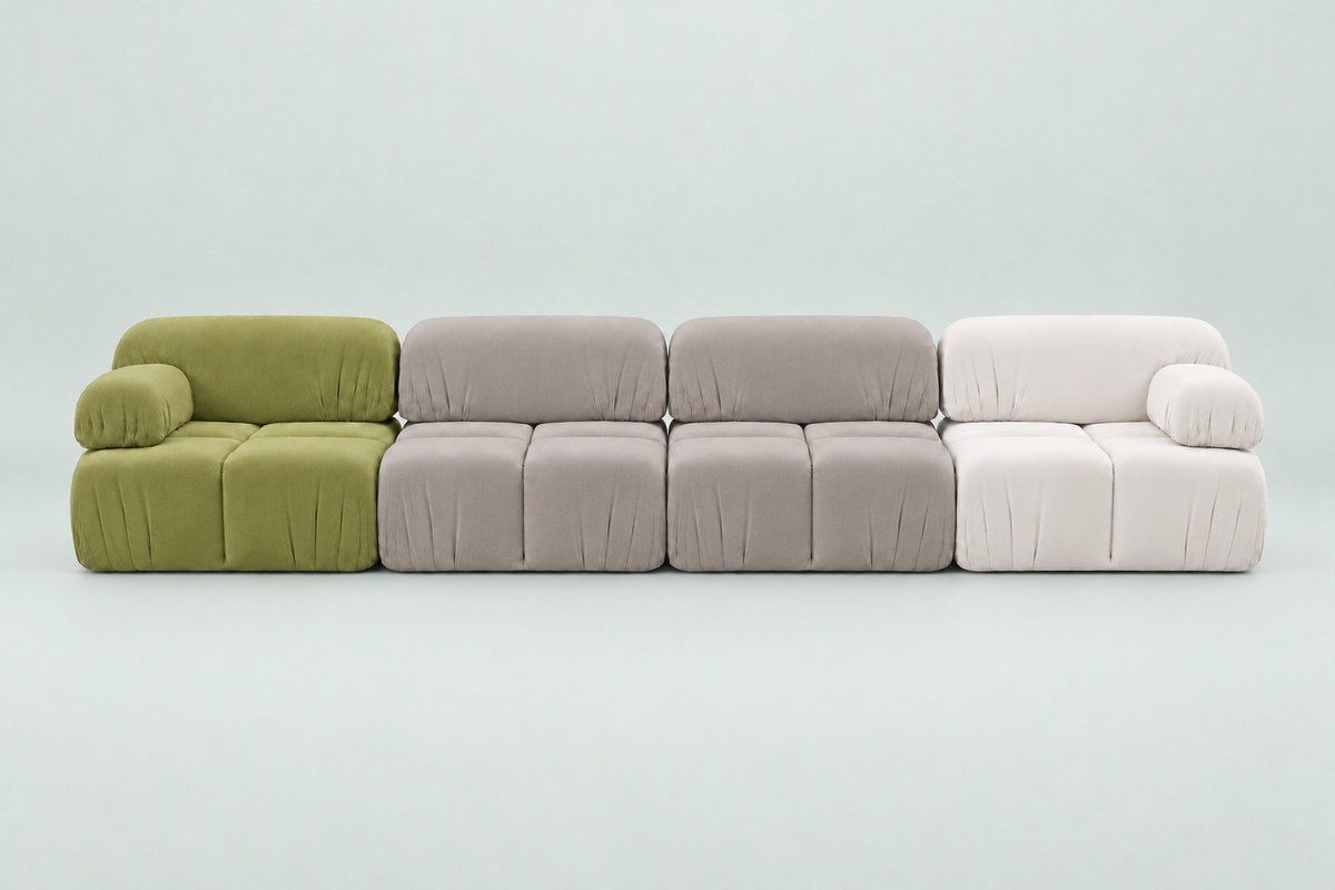 Anchor 4 seats - Fern Green, Fog Grey, Quartz White