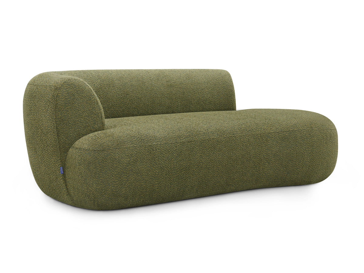 Arc Cove Modular Seat in Thyme Green, side view