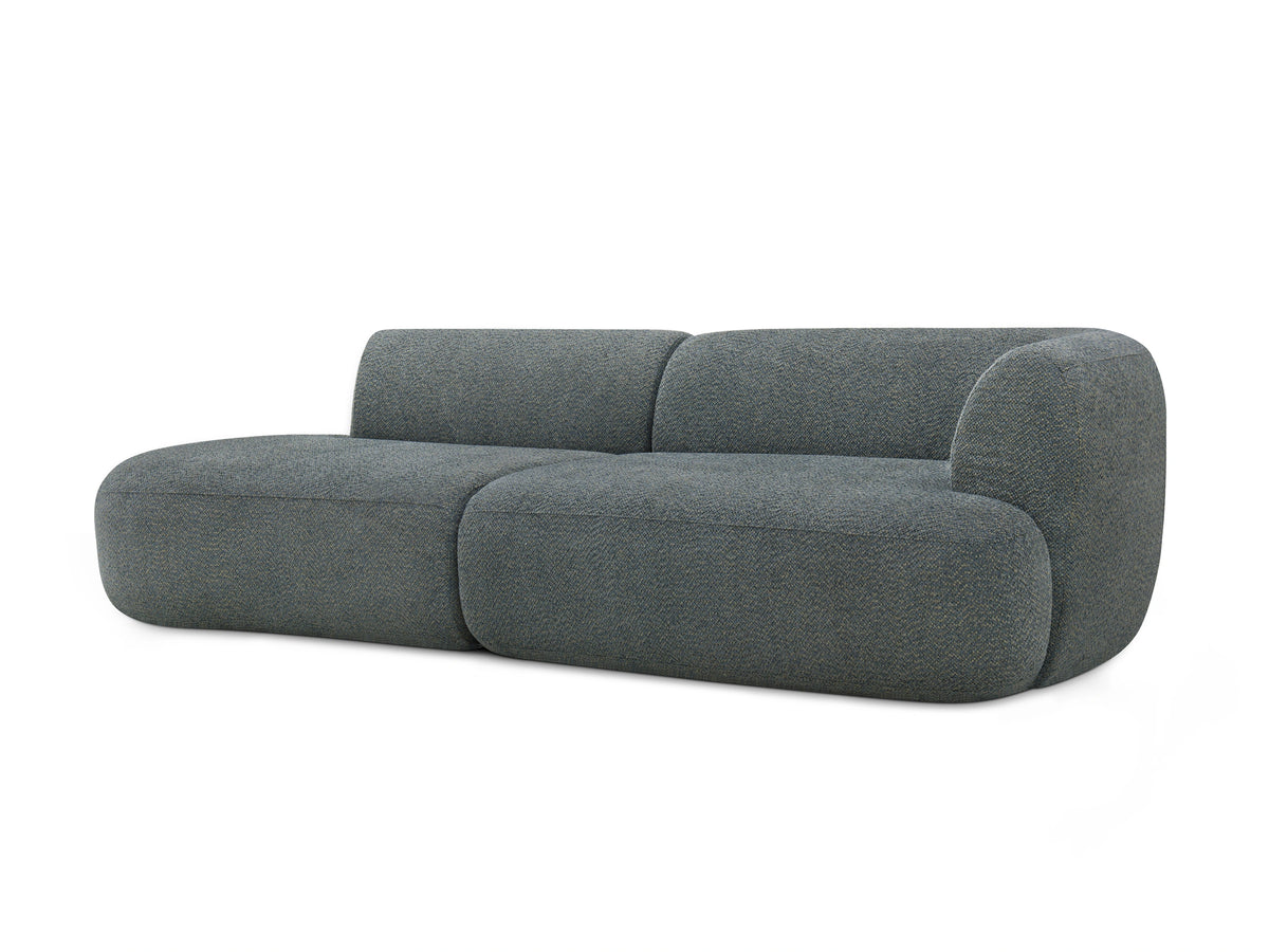 Arc Nook Modular Sofa in Basalt Dark Grey, side view