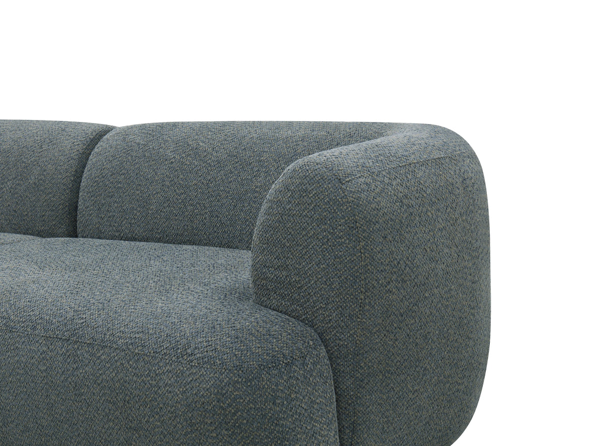 Arc Nook Modular Sofa in Basalt Dark Grey, corner details