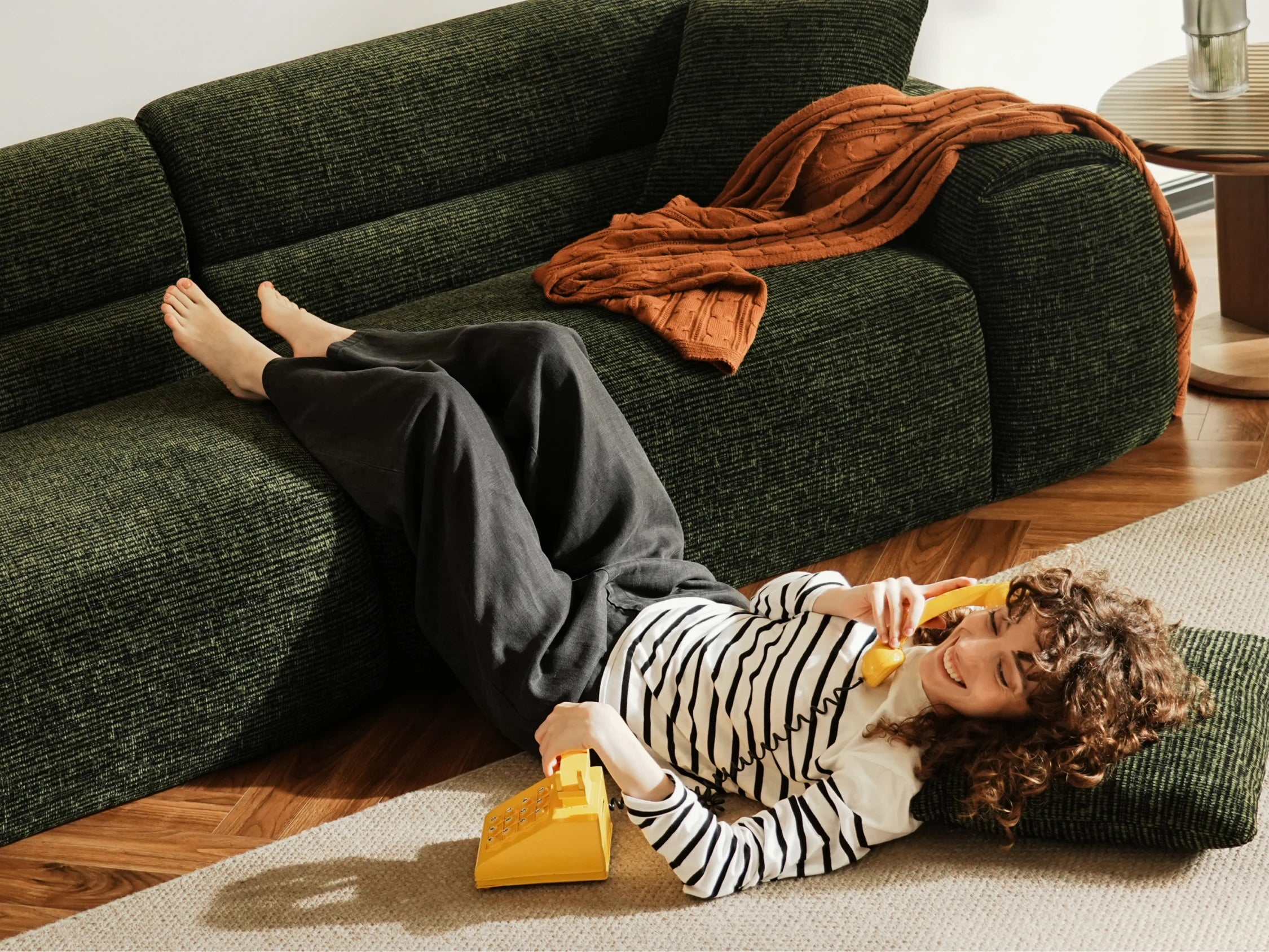 Crest Modular Sofa in Olive