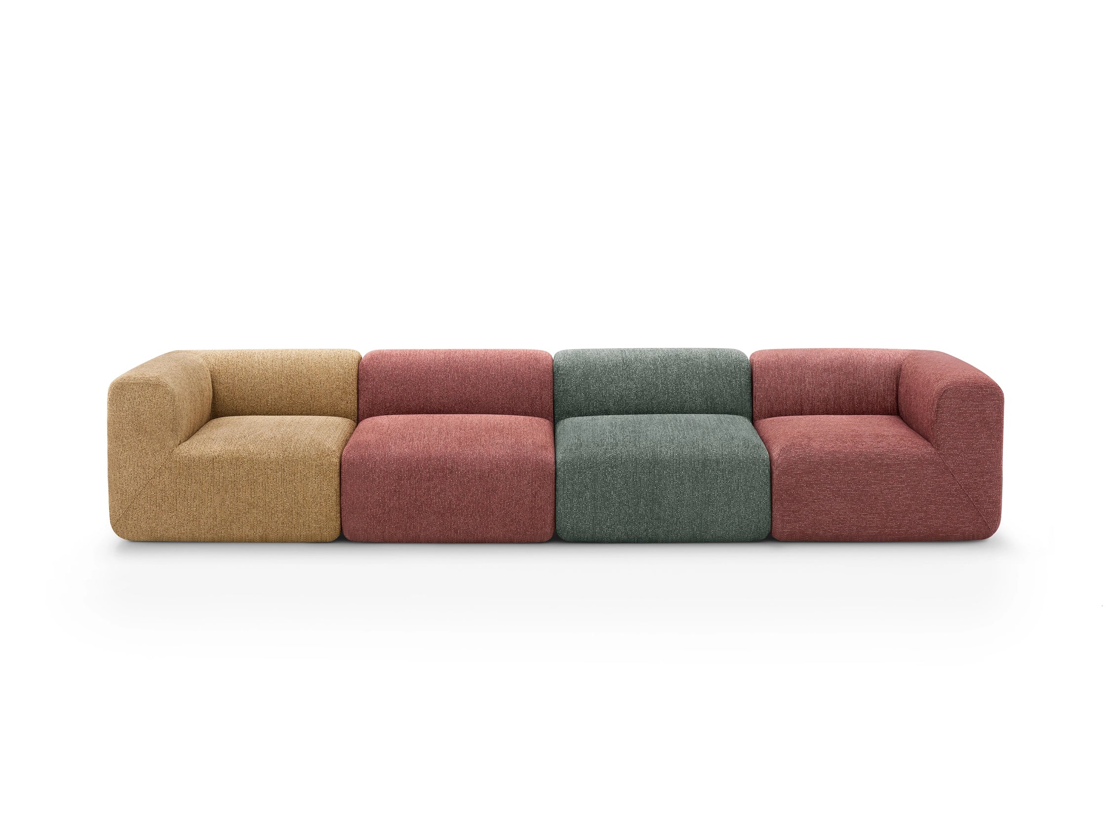 Ridge Modular Sofa for a four-seat configuration
