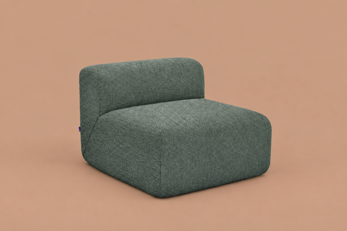 1 Seat Armless Moss Green