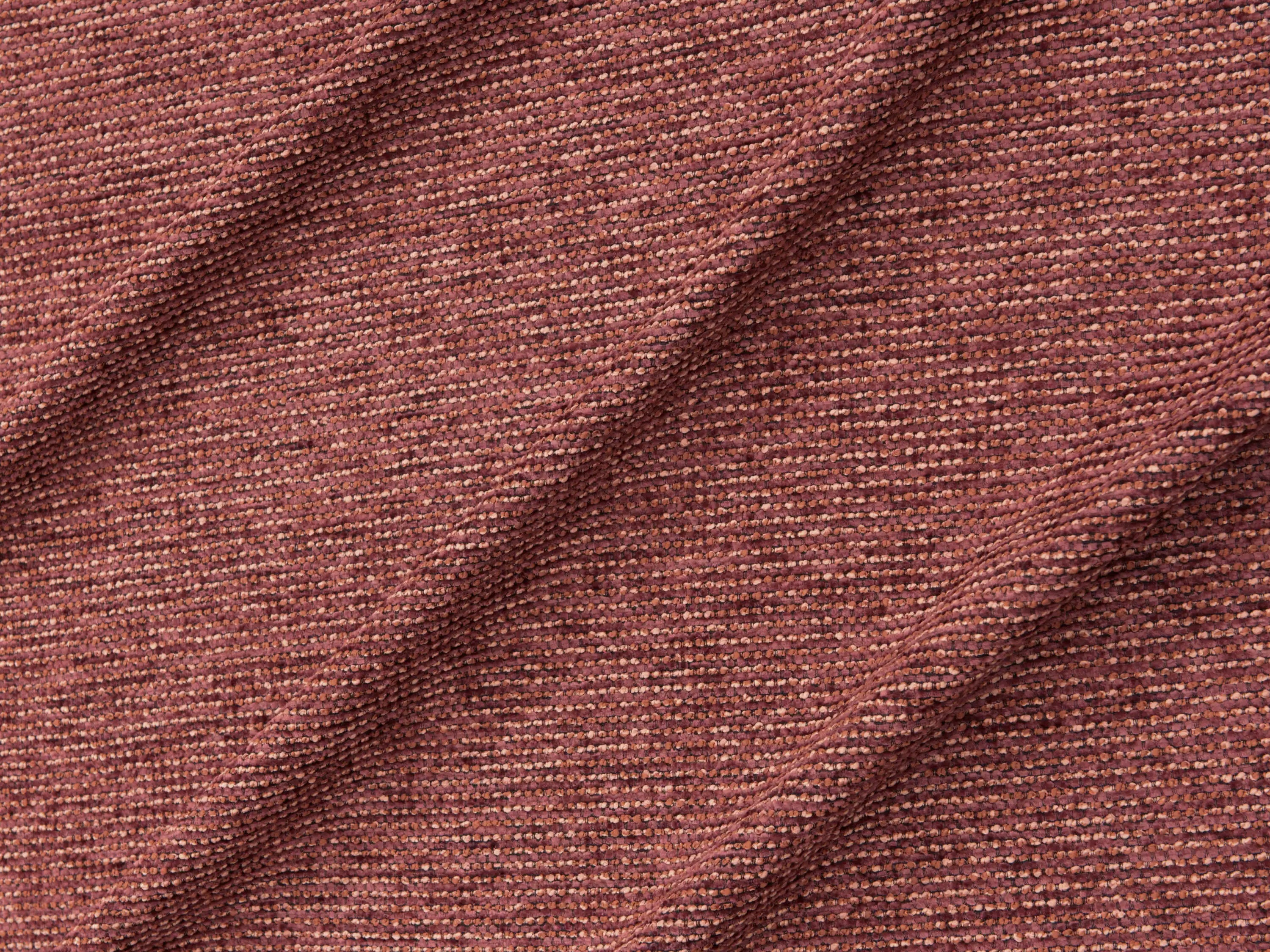 Ridge Modular Sofa Brick Red upholstery fabric close-up