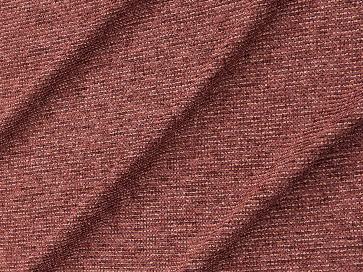 Ridge Armless Seat Brick Red upholstery fabric close-up
