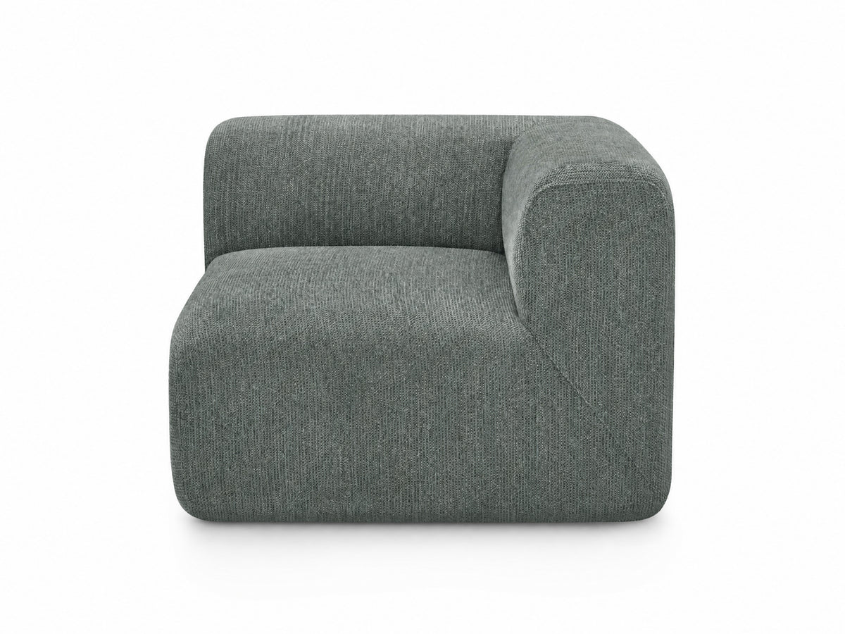 Ridge Corner Seat (Moss Green), front view