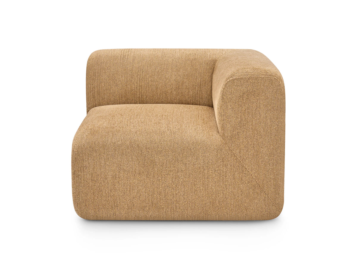 Ridge Corner Seat (Turmeric Yellow), front view