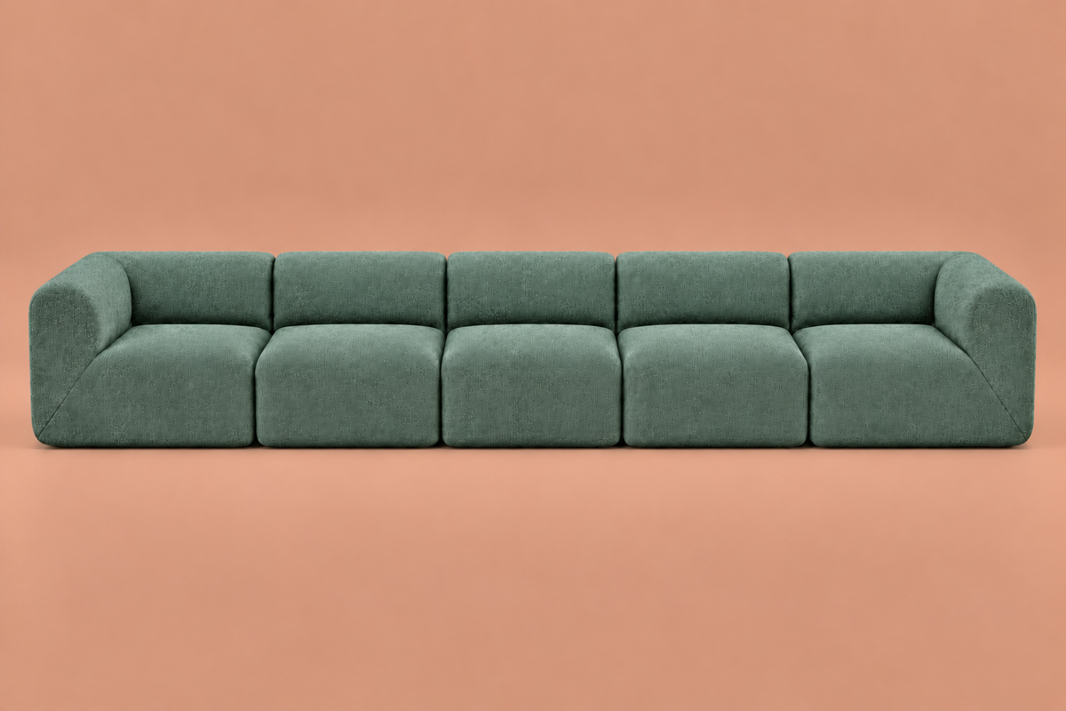 5 seats Corner Armless  Armless  Armless Corner  Moss Green Moss Green Moss Green Moss Green Moss Green